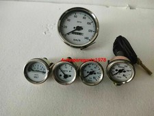 Smiths Kit 100mm Tacho 52mm Temp Oil Pressure Fuel Volt Gauge Replica Smiths Kit 100mm Tacho 52mm Temp Oil Pressure Fuel Volt Gauge Replica