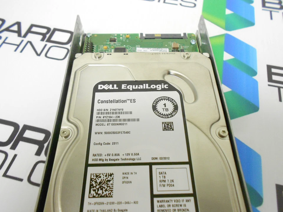 Dell EqualLogic PS6000E 16x 1TB EQL BRANDED HARD DRIVES SATA 16TB ISCSI FX0XN - Image 3 of 4