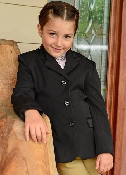 Eous 英国马鞍马儿童狩猎表演外套夹克尺寸 8 10 12 14 16 — 第 3/4 张图片