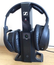 Sennheiser RS140 RF Headband Wireless Headphones - Black for sale online |  eBay
