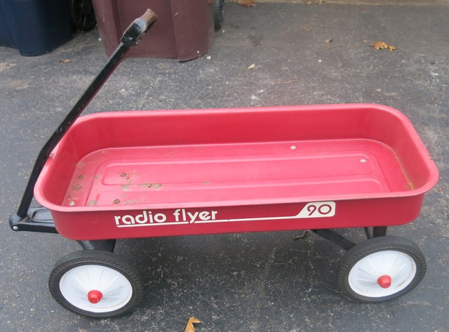 Vintage Radio Flyer 90 Red Wagon | eBay
