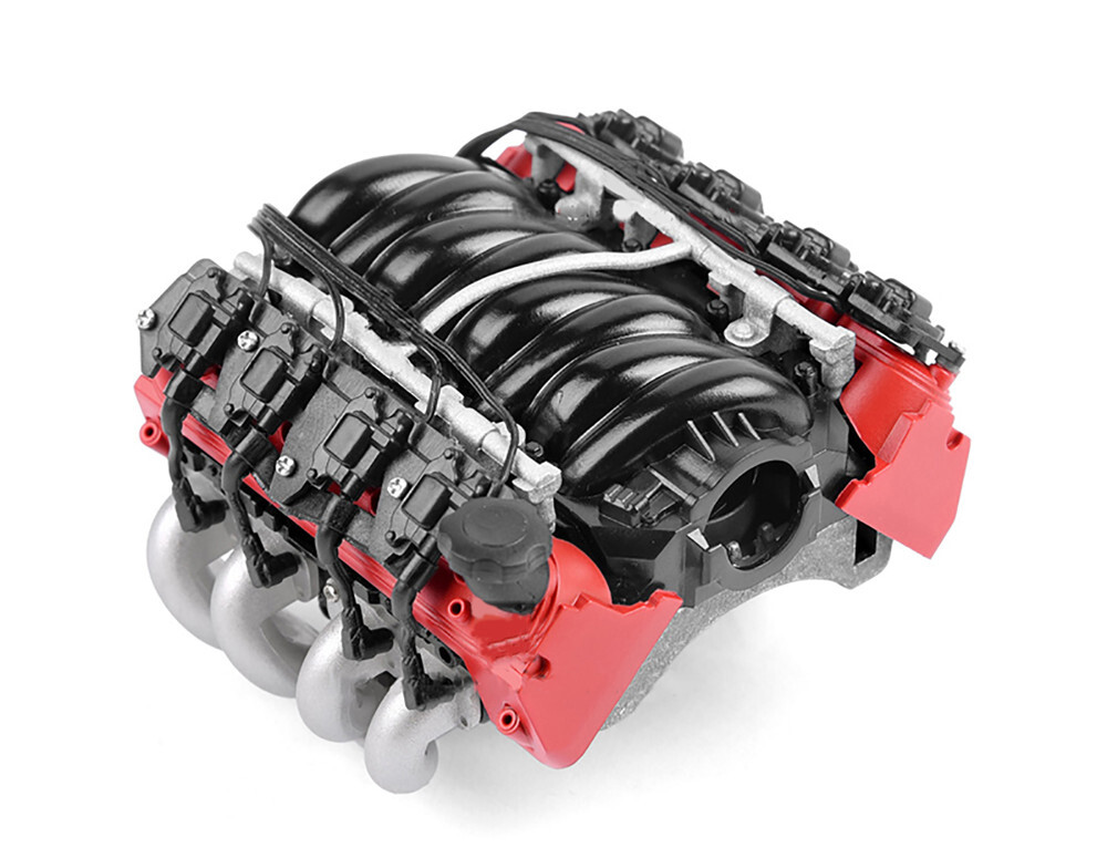 Motor Cooling Fans w/ Realistic V8 Engine Cover for 540 Size Motor