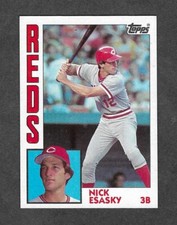 1984 TOPPS #192 NICK ESASKY RC-CINCINNATI REDS-THIRD BASE-NRMT/NRMT+