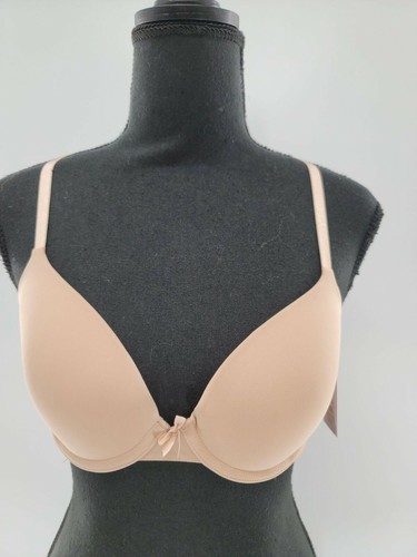 Auden Womens 34B T Shirt Bra Cream | eBay