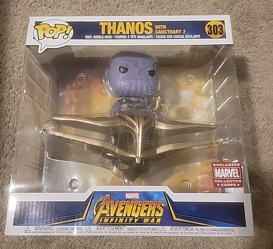 Funko Pop! Thanos With Sanctuary Avengers Infinity War #303 Marvel  Exclusive