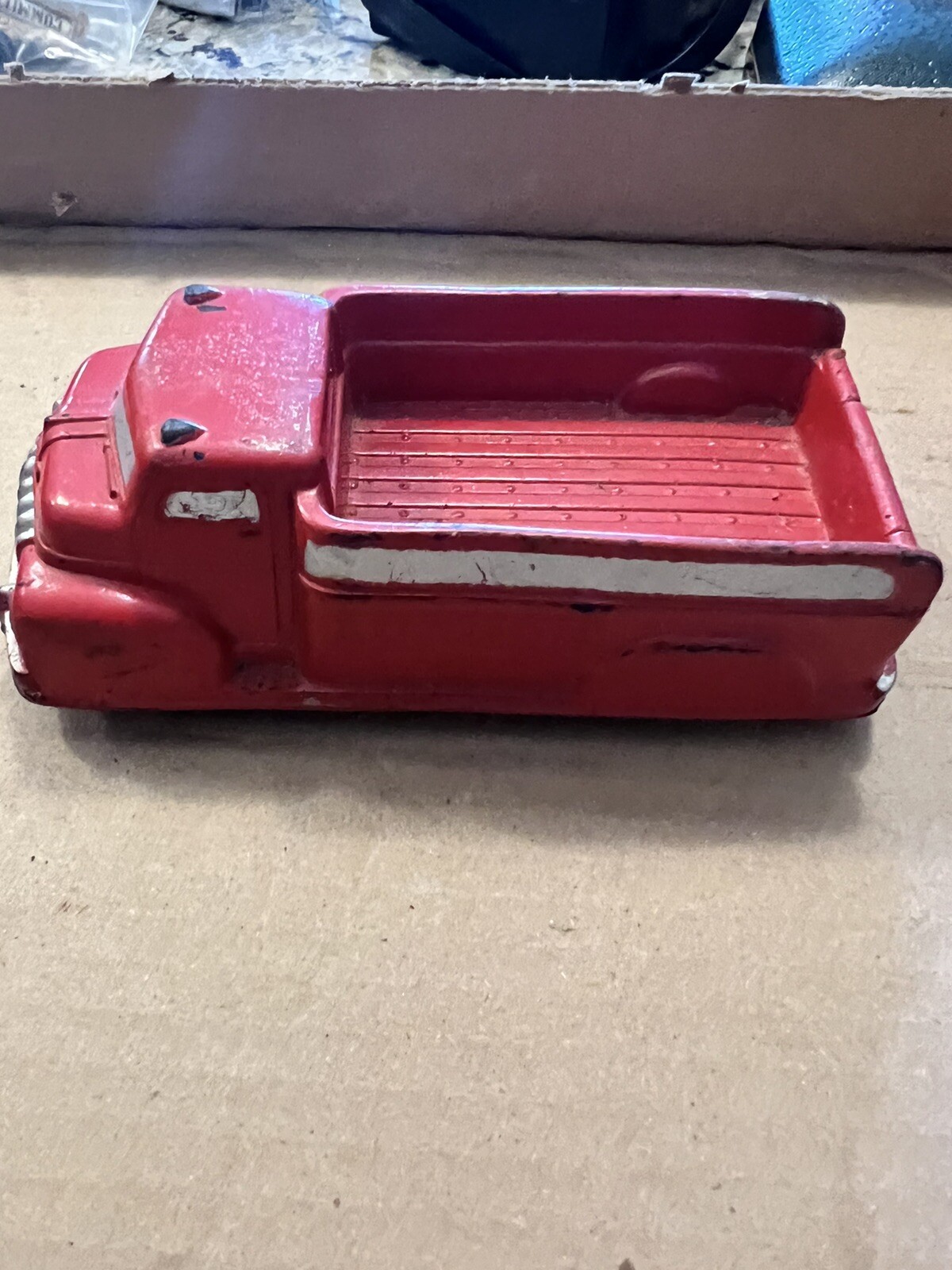Vintage Auburn Rubber Red Truck Black Wheels About 4 5/8 Inch Long eBay