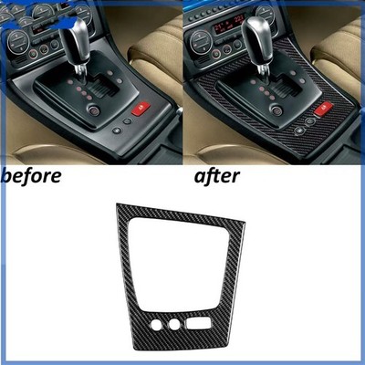 Real Carbon Fiber Console Gear Shift Panel Frame Trim For Alfa Romeo 159 2004-11
