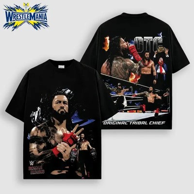 Vintage Roman Reigns WWE Legend Premium Wrestling T Shirt Cotton T-Shirt