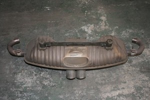 Porsche 986 Boxster S 2000-2002 OEM Exhaust Muffler 3.2L OEM 99611114105