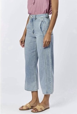 Dear John Denim Audrey Wide Leg Jean Ocean Wash Size 28
