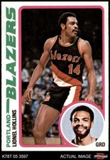 1978 Topps #74 Lionel Hollins Trail Blazers Arizona St 8 - NM/MT