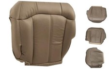 Front Driver Bottom Replacement Seat Cover 522 Microfiber Medium Neutral Tan