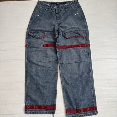 Vintage Le Jean De Marithe Francois Girbaud Jeans Shuttle Tape Baggy Wide Leg 34