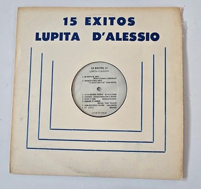 LUPITA D'ALESSIO Vinyl RARE PROMO LP Album 15 Exitos 15 Latin 1983