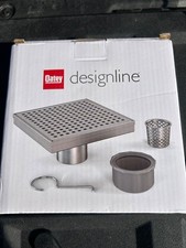 Oatey Designline 6 in. x 6 in. Stainless Steel Square Shower Drain- NEW sealed