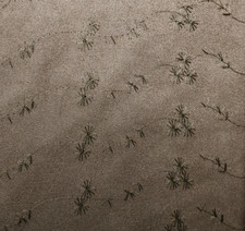 Suede Fabric, Embroidered Faux 3 Colors By the Yard