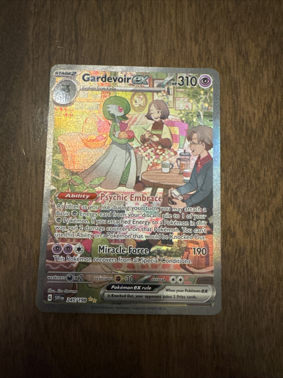 Gardevoir ex Scarlet & Violet Base Set Special Illustration Rare 245/198
