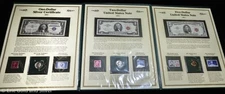 Postal Commemorative Society Historic U.S. Currency & Stamp Book
