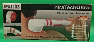 Homedics #QB60 Infra Tech Ultra Deluxe Infrared Heated Massager Tested & Working
