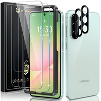 Samsung Galaxy A56 Schutzglas 2 StüCk Schutzglas Kameraschutz 9H HäRte HD Klar