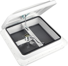 RV Roof Vent with 12V Fan Reversible 14" X 14"