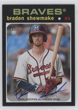2020 Topps Heritage Minor League Edition Real One Braden Shewmake Auto zi1