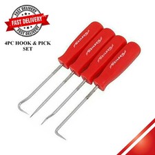 4pc Pick & Hook Set O-Ring Seal Gasket Remover Spring Removal Tool Kit..