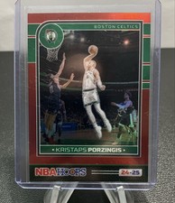 2024-25 Panini Nba Hoops - Kristaps Porzingis #9 Premium Red Prizm /99
