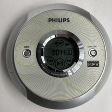 Philips Expanium EXP2581 Portable Touchscreen CD/MP3 Player Silver Tested