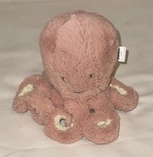 Jellycat Baby Odell Octopus Plush 6"  Blush Dusty Pink Stuffed Animal