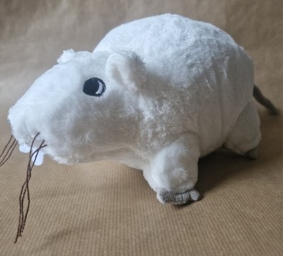 IKEA Gosig Ratta Rat Plush/Soft Toy - White - 20cm Rodent
