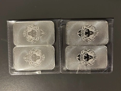 Scottdale Mint Vortex Bar .9999 Fine Silver, 1 Ounce (x4)