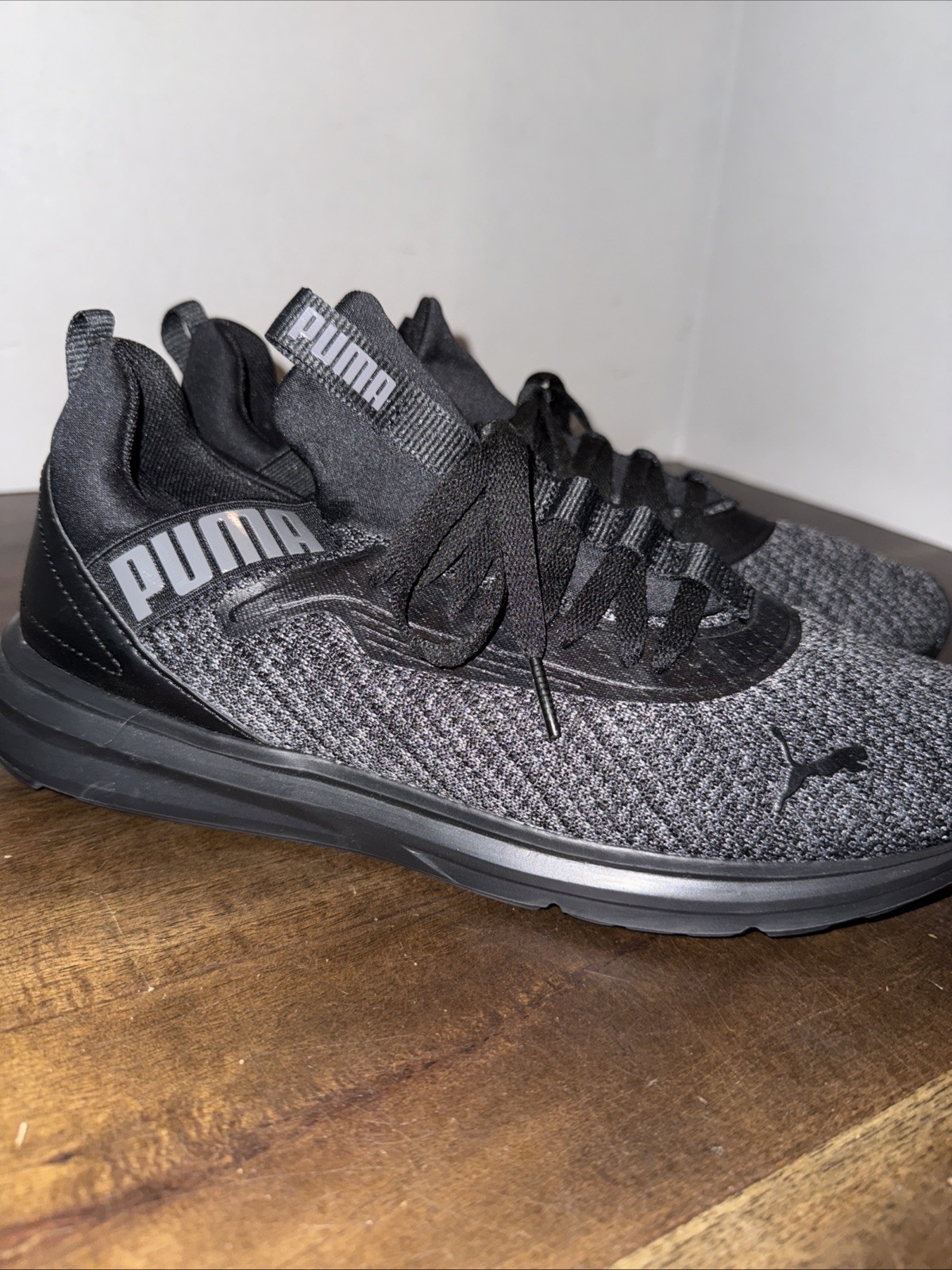 SAOLA Scarpe da corsa Puma uomo Enzo Beta tessuto V3 377982 01 nere sneakers taglia 10