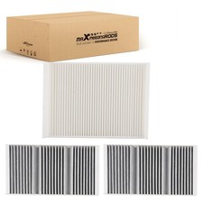 Cabin Air Filter Kit for Mercedes ML/GL/GLE 2012-2019 A2928300000 Carbon 3Pcs