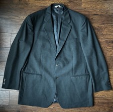 Pronto-Uomo 48 XL Gray 100 PURE Wool Mens Blazer Jacket Sport Coat FLAWS