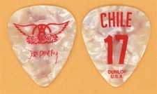 Aerosmith Joe Perry Vintage Tour Guitar Pick - 2017 Chile