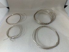 925 Sterling Silver Wire 18, 21, 22 Half Hard Square Round Half Round 61.2 Grams