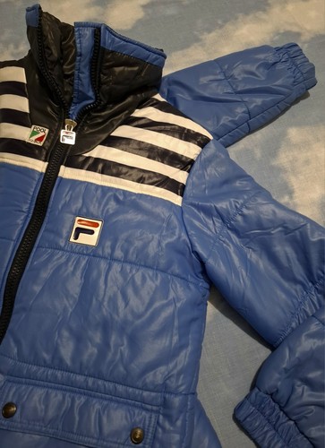 JACKET vintage 80's FILA Biellese era Borg TG.44 circa S/M made in Italy RARE - Foto 14 di 17