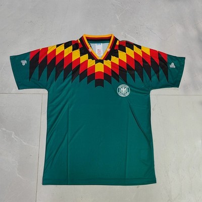 Herren Retro Trikots 1994 Grün Weiß Kurzarm Home Away  S-2XL