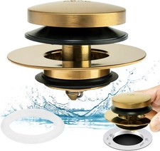 Artiwell Universal Tip Toe Bath Drain Stopper and Cover, Bathtub Drain Stopper,