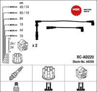 NGK 44339 ZüNdleitungssatz ZüNdkabelsatz ZüNdkabel FüR Audi