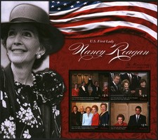 LIBERIA 2016 Stamps Sheet Nancy Reagan,In Memoriam MNH #30983