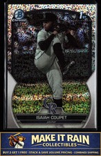 Isaiah Coupet 1st 2023 Bowman Draft Chrome Sparkle Refractor #BDC-37 Rockies