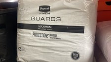 Depend Guards Incontinence Pads for Men, Maximum Absorbency, 52 Count