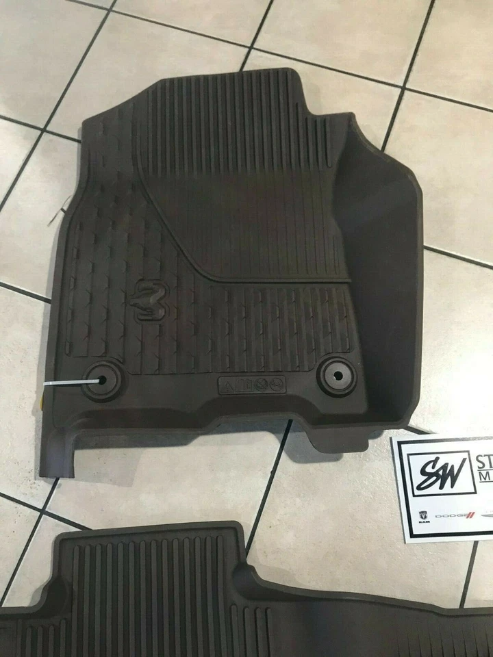 Alfombrillas Ram 2500 3500 4500 5500 19-26 doble cabina asientos con canastilla todo tipo de clima marrón Foto 3 de 4