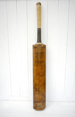 Antiker Cricketschläger - Slazenger 3 Star LH - Len Hutton - England 40er Jahre