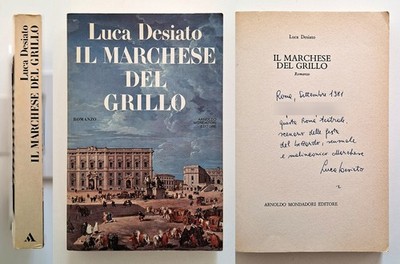 Luca Desiato Il Marchese del Grillo handsigniert 1981 Mondadori 1. Auflage