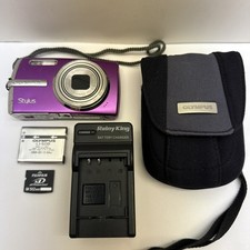 Olympus Stylus 1010 Purple Compact Digital Camera - Parts Or Repair - No Zoom -