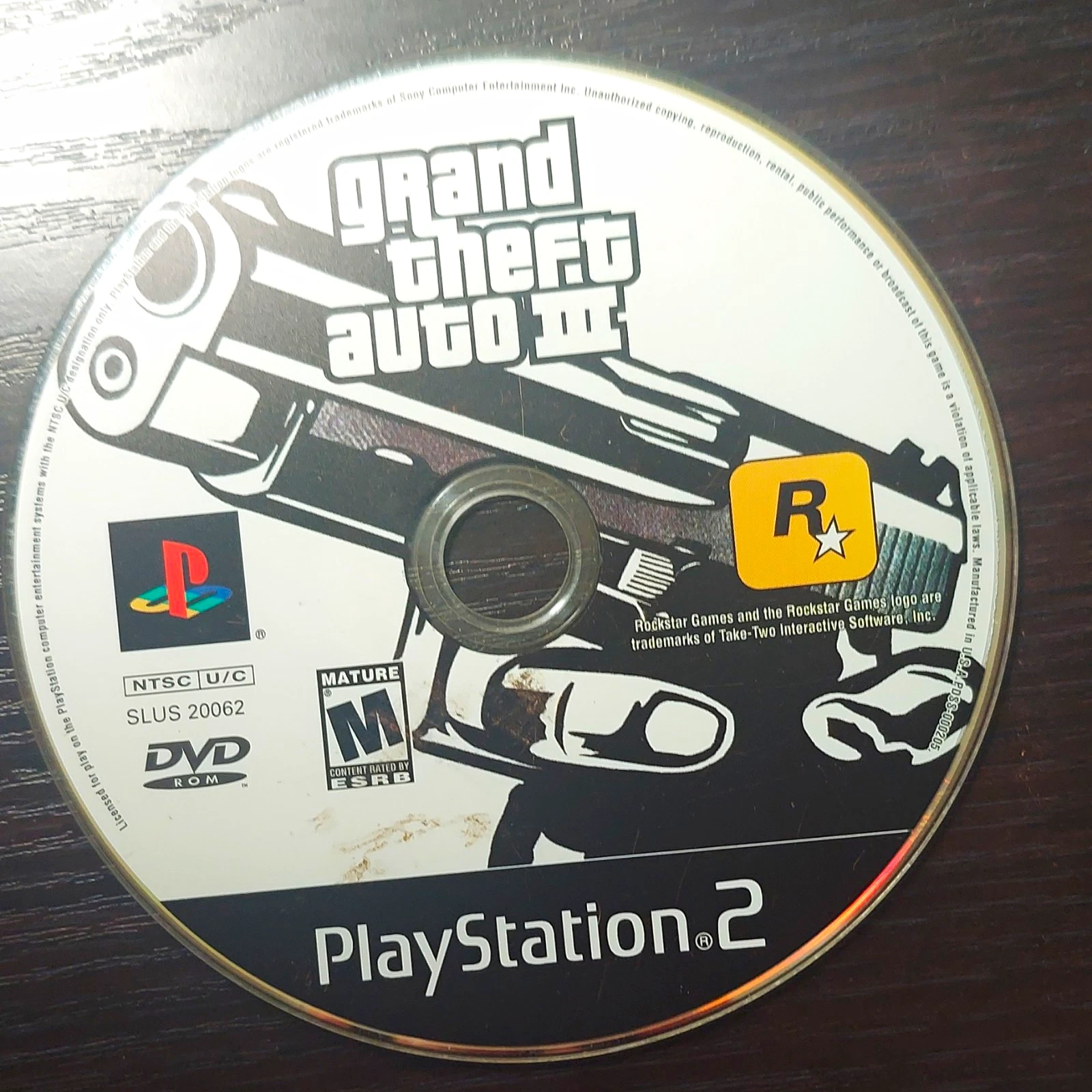 Rockstar Games Grand Theft Auto III - Sony PlayStation 2, Disc Only, M
