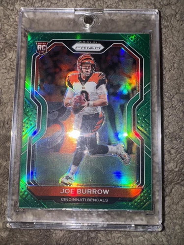 2020 Panini Prizm - Rookie Joe Burrow #307 Green Prizm (RC)